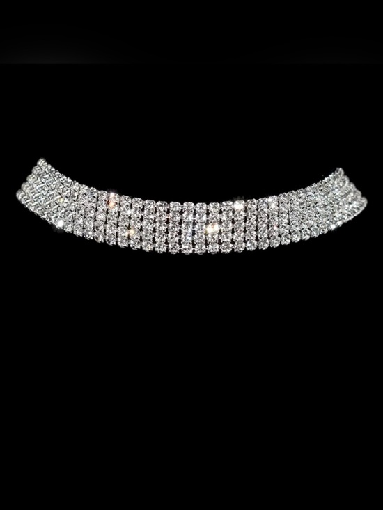 Miss Glam Co. Jewelry - Glam Bling Rhinestone Diamond Choker